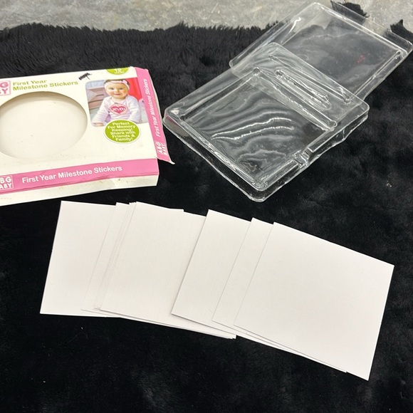 ABG Baby First Year Milestone Stickers 12 Count Infant Girls Precious Memories - Picture 16 of 16